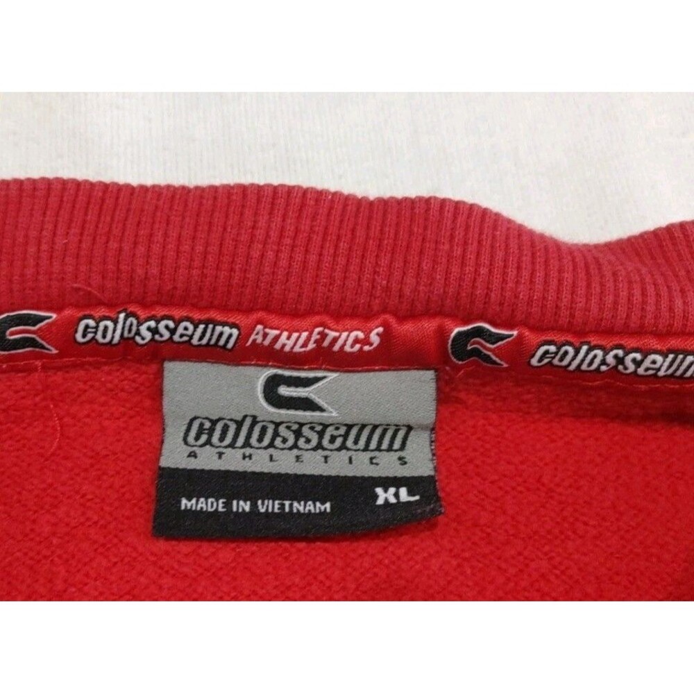 Wisconsin Badgers Crewneck Sweatshirt Red NCAA Adult Size XL - Picture 4 of 9